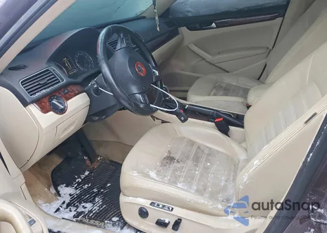 2013 Volkswagen Passat Sel из США, поврежденный, VIN 1VWCN7A37DC105670